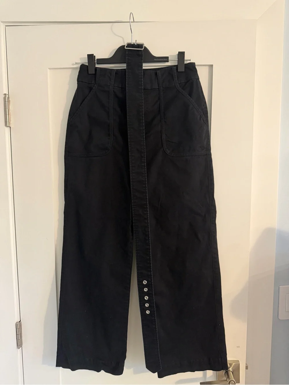 LOFT Black Straight-Leg Pants Size 2